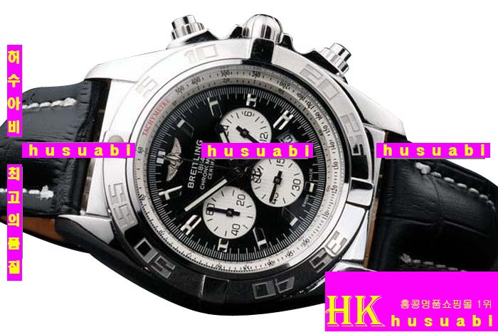 Ʋ ۿ 츮Ƽ ׺Breiting ڸǰð Replica Breitling Certified Black leather bracelet Japanese Quartz Movement Mens watch 58 x 46 mm bl167