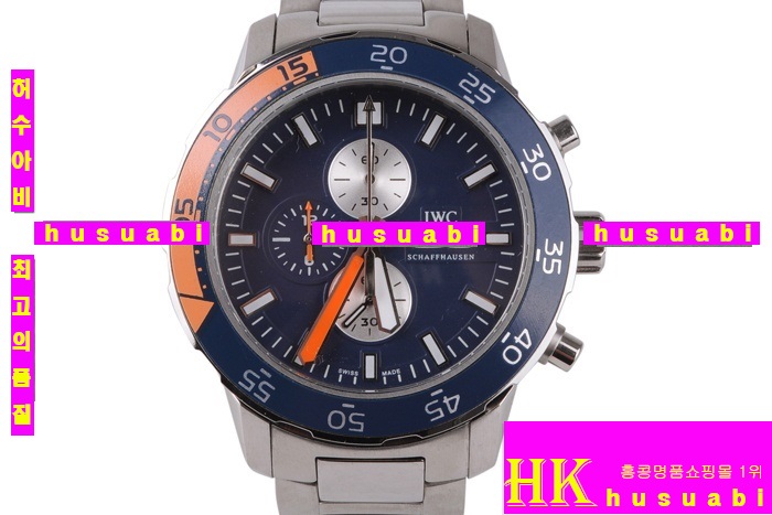 ̴ ǰð Replica IWC Schaffhausen Dark Blue Dail Japanese Quartz Movement 44 x 51 mm. YC010-28