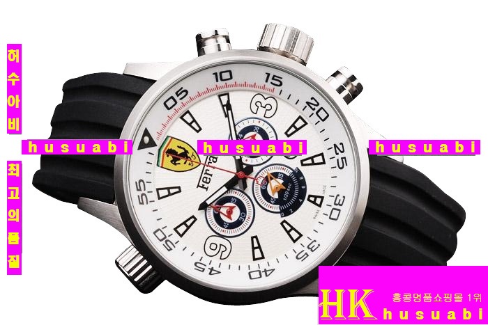  ǰð Replica Ferrari Men Black Rubber Strap Japanese Quartz Movement. YC001-10